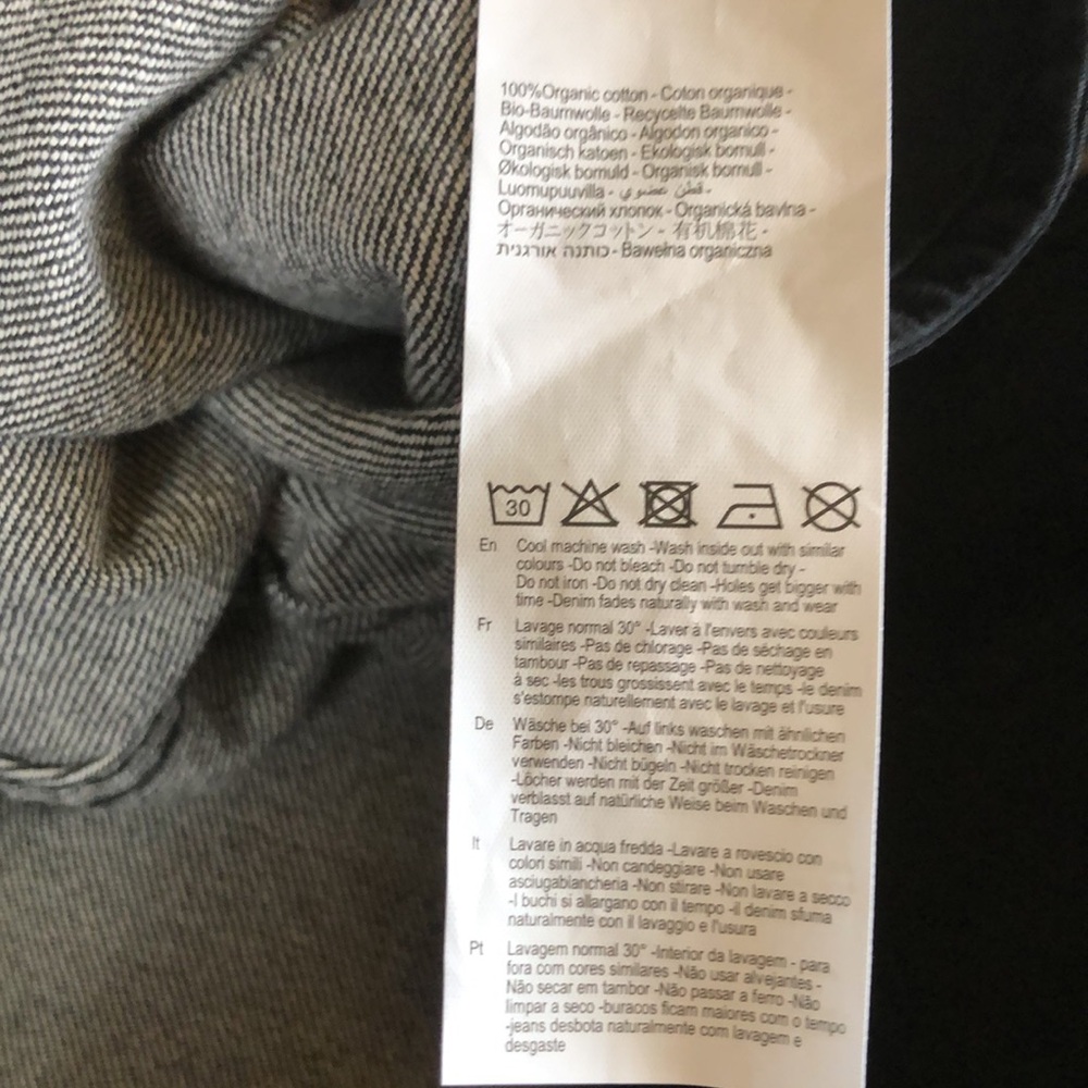 Rolla’s Stinger Skinny jeans size 32w 32 Length Men’s Asphalt New! - Picture 14 of 14